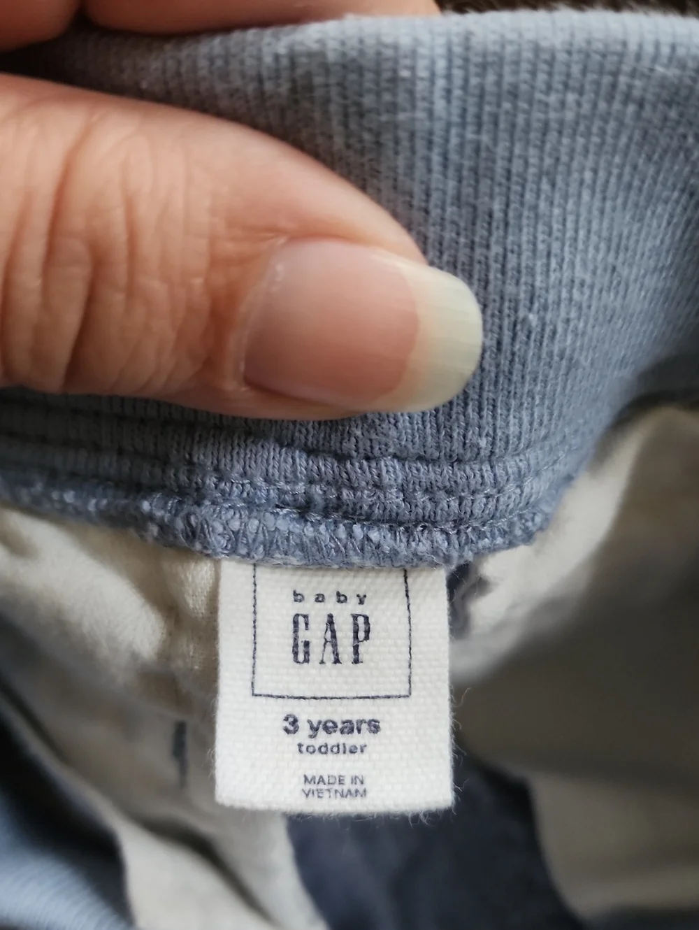 3T Gap Light Blue Linen Pull-on Adjustable Length Drawstring Pants